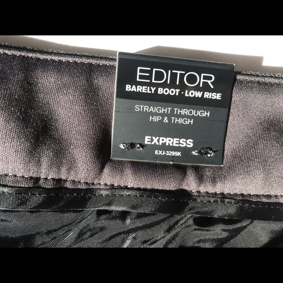 Express barely boot Low rise straight through hip and thigh office pant… - Picture 3 of 7